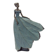 Load image into Gallery viewer, Woman Figurine Tabletop Sculpture (Set of 2) - Blue
