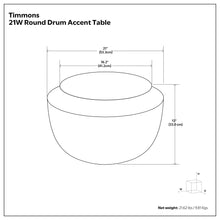 Load image into Gallery viewer, Timmons - Cast Aluminum Coffee Table - Brown
