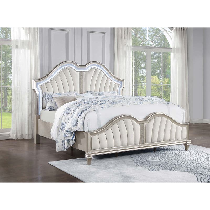 Katerina - Platform Bed With LED Light