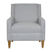 Load image into Gallery viewer, Upholstered Accent Armchair - Light Gray
