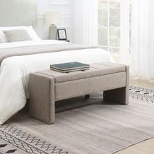 Load image into Gallery viewer, Modern Upholstered Large Bed End Bench With Storage
