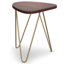 Load image into Gallery viewer, Patrice - Handcrafted Metal And Wood Accent Table

