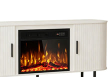 Load image into Gallery viewer, Fireplace TV Stand With Fireplace (734223) - White
