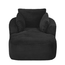 Load image into Gallery viewer, Oversized Chaise Lounge Chair Indoor - Black
