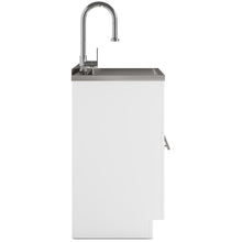 Load image into Gallery viewer, Metro - Laundry Cabinet &amp; Faucet And Stainless Steel Sink

