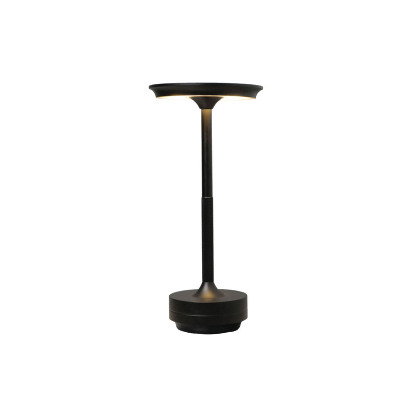 Round Desk Lamp - Black