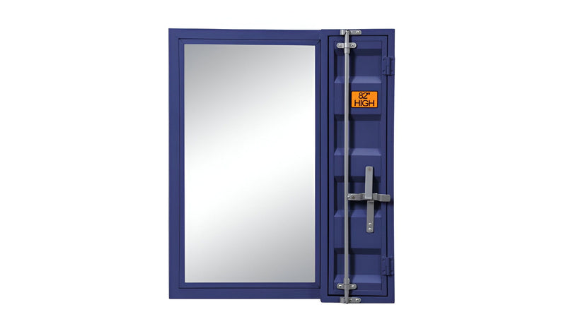 32" Metal Framed Dresser Mirror - Blue