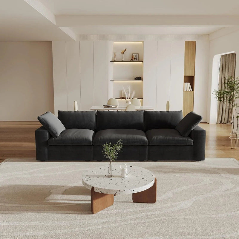 120" Blend Modular Sofa - Black