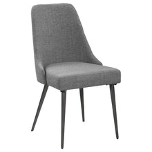 Load image into Gallery viewer, Side Chairs Upholstered With Tapered Legs (Set of 2) - Gray
