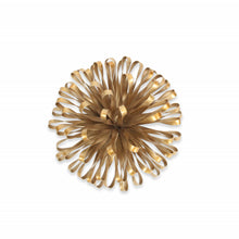 Load image into Gallery viewer, Abstract Bloom Painted Sculpture - Gold
