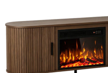 Load image into Gallery viewer, Fireplace TV Stand With Fireplace (734222) - Brown
