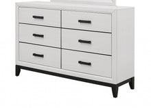Load image into Gallery viewer, 6 Drawer Double Wooden Dresser - White
