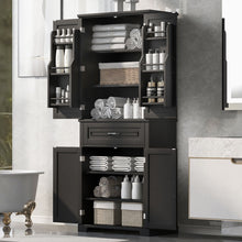 Load image into Gallery viewer, Bathroom Storage Cabinet With Doors And Drawer, Adjustable Shelf
