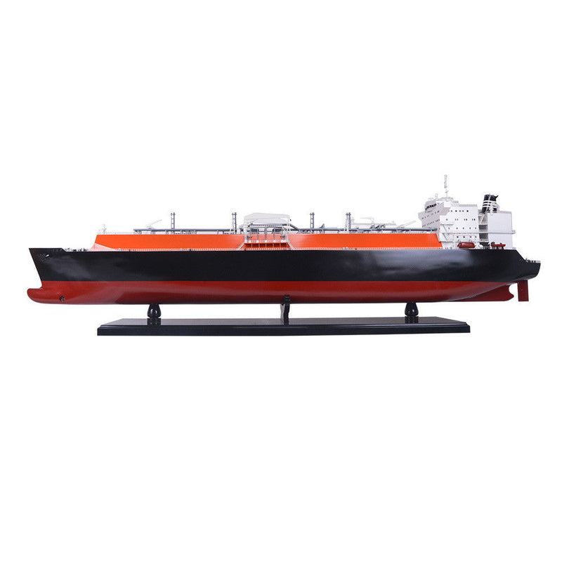 Hand Painted Model Boat (624229) - Light Brown / Black