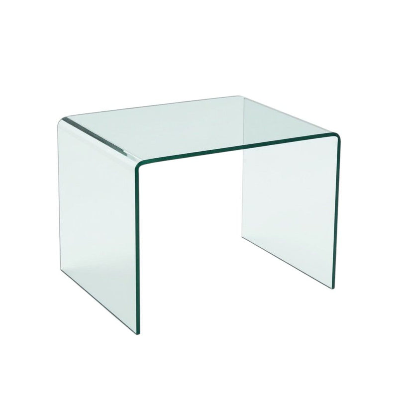 Glass Sled End Table - Clear