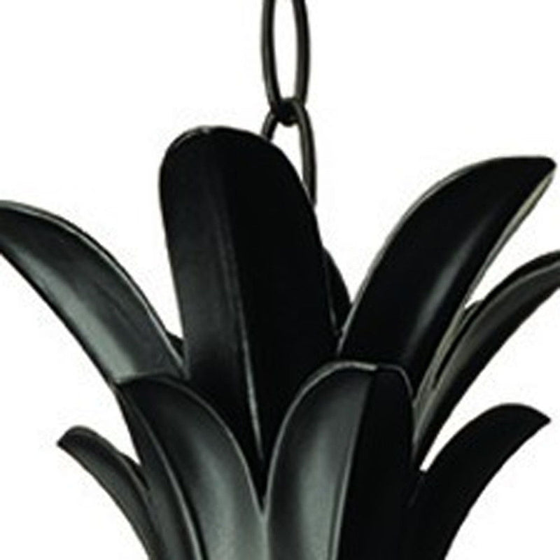 Lanai 3-Light Coral Hanging Light - Black