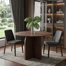 Load image into Gallery viewer, Pedestal Base Round Top Dining Table (691647) - Brown
