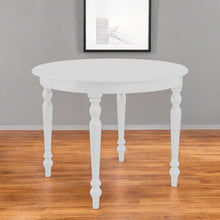 Load image into Gallery viewer, 39" Solid Wood Round Top Dining Table - White
