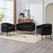 Load image into Gallery viewer, 3 Piece Living Room Furniture Set Sofa &amp; Armchairs
