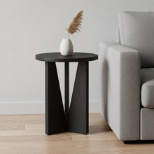 Load image into Gallery viewer, Solid Wood Wood Tray Table - Black
