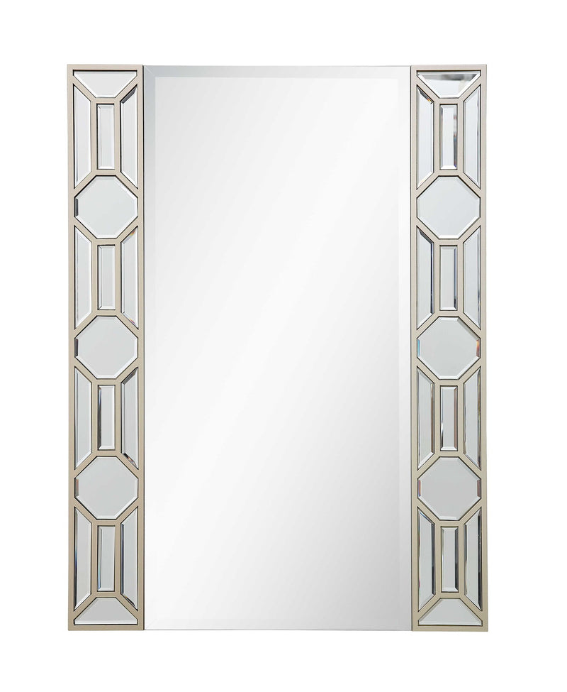 35" Accent Framed Mirror - Champagne