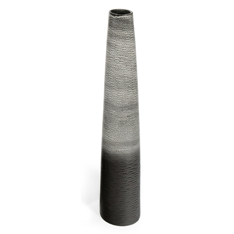 Ombre Tapered Floor Vase (576741) - Black / Gray
