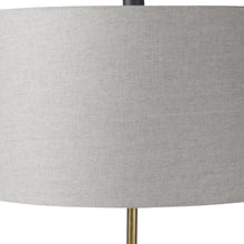 Load image into Gallery viewer, 29" Navy Blue Round Bedside Lamp With Drum Shade
