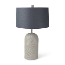Load image into Gallery viewer, 29" Beige Round Bedside Lamp With Drum Shade
