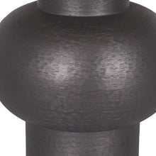 Load image into Gallery viewer, 26" Black Round Bedside Lamp With Empire Shade
