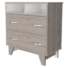 Load image into Gallery viewer, Two Drawer Dresser - Light Gray
