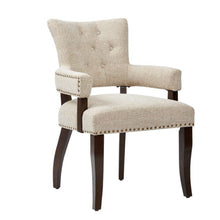 Load image into Gallery viewer, Brooklyn - Dining Arm Chair With Button Tufted Back (Set of 2) - Cream
