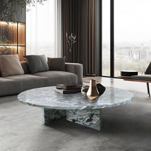 Load image into Gallery viewer, Luxury Coffee Table With Unique Veining, Unique Stone Design
