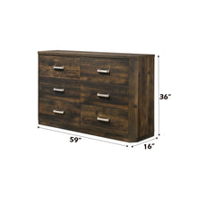 Load image into Gallery viewer, Elettra - Rustic Dresser - Walnut

