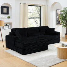 Load image into Gallery viewer, Modern Minimalist L Shape Modular Sectional Sofa, Couch
