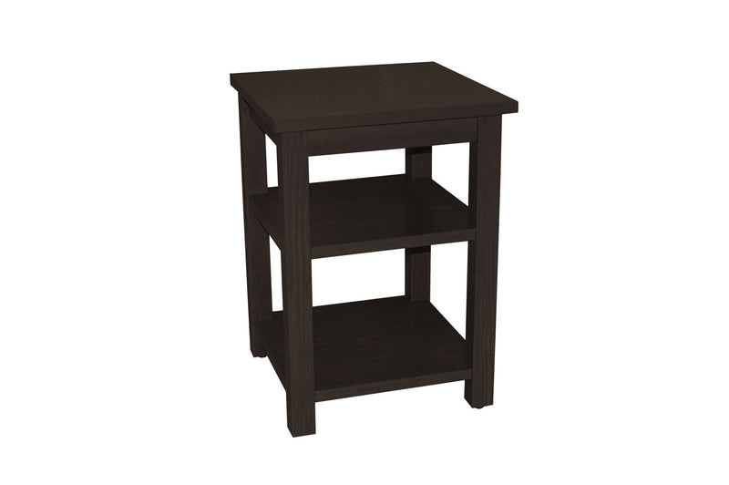 28" Solid Wood Nightstand - Brown
