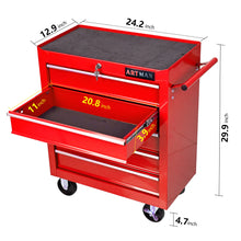 Load image into Gallery viewer, Multifunctional Tool Cart With Wheels And Drawers
