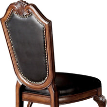 Load image into Gallery viewer, Redwood Upholstered Faux Leather Solid Wood Dining Side Chairs (Set of 2) - Black
