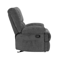 Load image into Gallery viewer, Polyester Blend Manual Recliner (718708) - Gray
