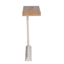 Load image into Gallery viewer, Classic Vintage Wash Console Table With Wood Top - Brown / Antique White
