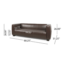 Load image into Gallery viewer, Contemporary 3 Seater Sofa With Tuxedo Design

