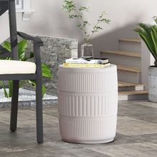 Load image into Gallery viewer, Outdoor Patio End Table - Antique White
