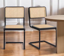 Load image into Gallery viewer, Steel Open Back Dining Side Chairs (Set of 2) - Brown

