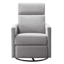Load image into Gallery viewer, Tufted Gliding Swivel Manual Rocker Recliner - Gray

