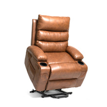 Load image into Gallery viewer, Large Size Electric Power Lift Recliner Chair Sofa With 8 Point Vibration Massage And Lumbar Heat
