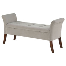 Load image into Gallery viewer, Pasley - Rolled Arm Storage Bench
