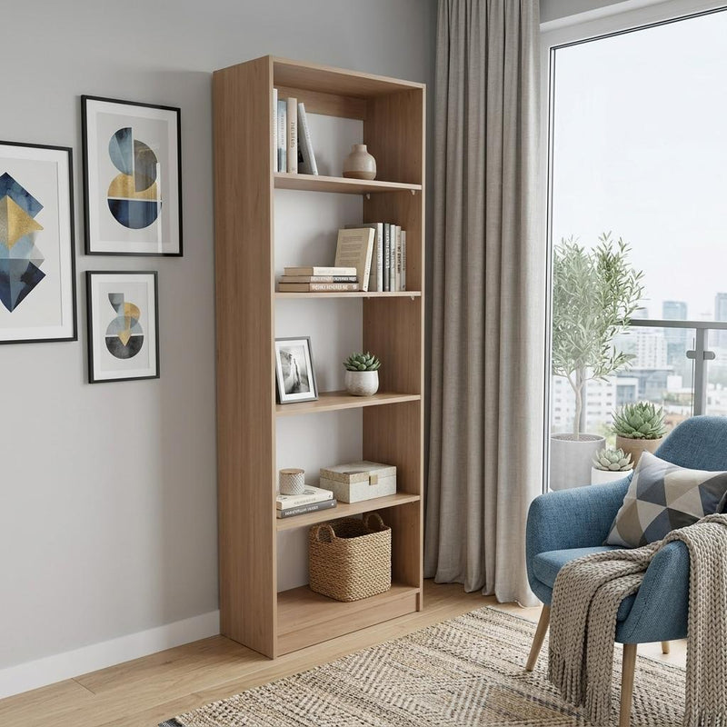 Four Tier Bookcase - Beige
