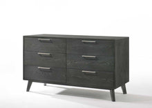 Load image into Gallery viewer, Solid Wood Six Drawer Double Dresser - Gray Wash
