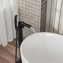 Load image into Gallery viewer, Freestanding Bathtub Faucet With Waterfall Tub Filler And Hand Shower
