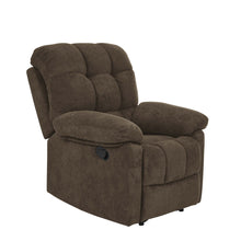 Load image into Gallery viewer, Devonaire - Manual Recliner With Padded Arms - Dark Brown
