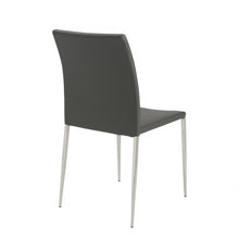 Load image into Gallery viewer, Leather Dining Side Chairs (Set of 2) - Gray
